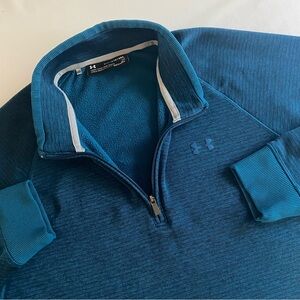 Under Armour Cold Gear Storm 1/4 Zip Men 2XL Golf Running Mock Neck Pullover